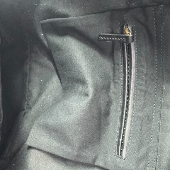Want Les Essentiels Small Mini Black Leather Backpack